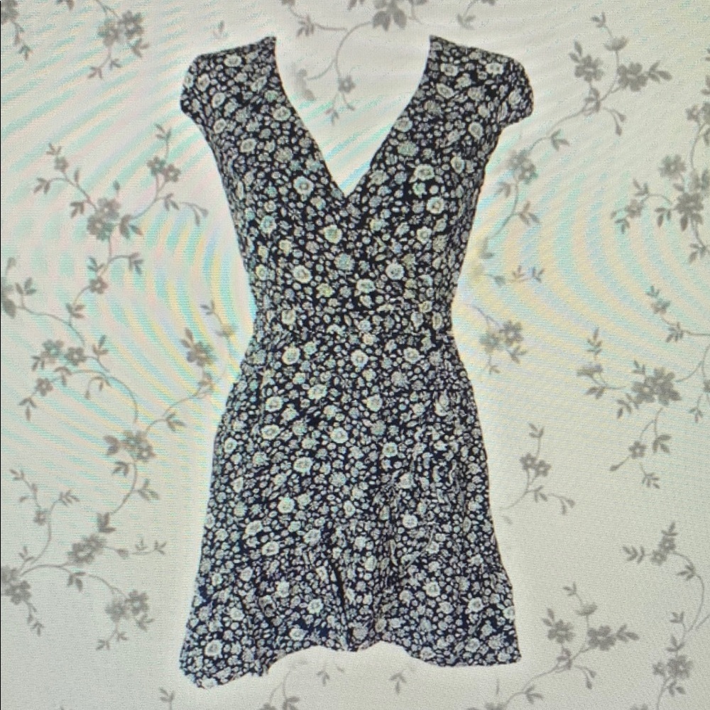 Floral V-Neck Dress